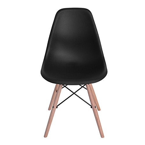 Set de 2 sillas Eames Negras para Comedor o Escritorio