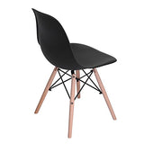 Set de 2 sillas Eames Negras para Comedor o Escritorio