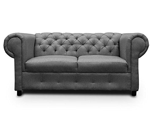 REMATES MX Sala Love Seat Luis X Lino Gris