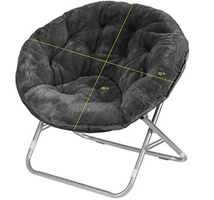 Urban Shop Micromink - Platillo con Estructura de Metal, Negro, Una Talla