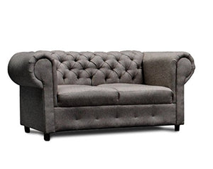 REMATES MX Sala Love Seat Luis X Lino Gris