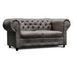 REMATES MX Sala Love Seat Luis X Lino Gris