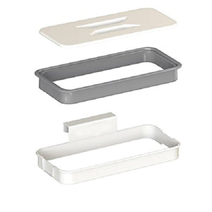 super1798 puerta de mueble de cocina cesta estante para colgar papelera basura, Gris, Una talla