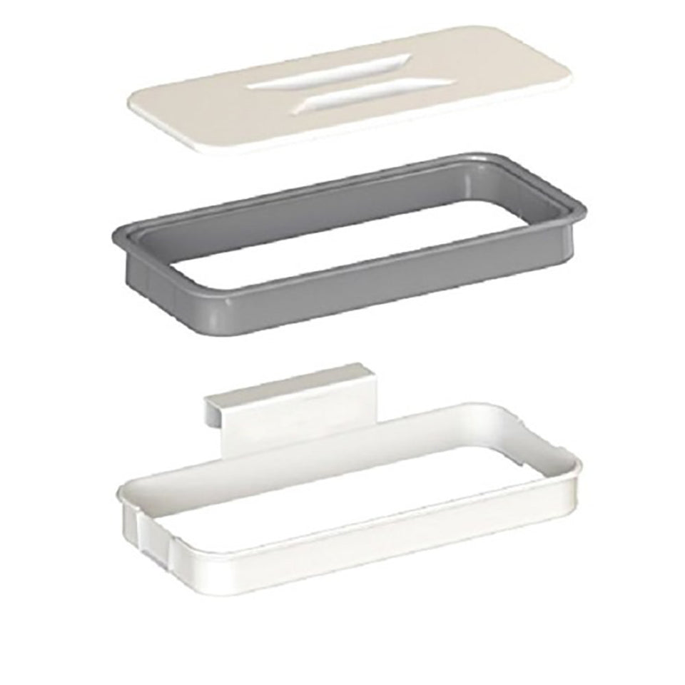 super1798 puerta de mueble de cocina cesta estante para colgar papelera basura, Gris, Una talla