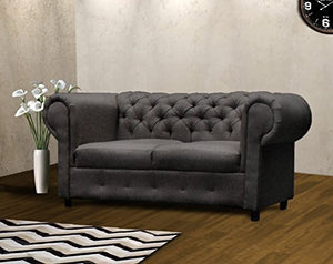 REMATES MX Sala Love Seat Luis X Lino Gris