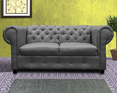 REMATES MX Sala Love Seat Luis X Lino Gris