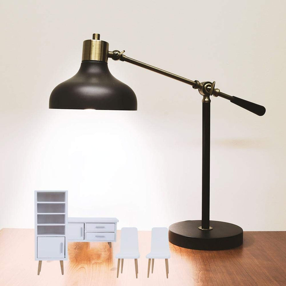 Zerodis 6 UNIDS Muebles de Casa de Muñecas, 1:12 Mini Sala de Estar de Madera Comedor Estilo Silla de Mesa Conjunto de Muebles para Casas de Muñecas Blanco