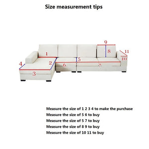 Completo sofá slipcover,Invierno Cubierta del sofá de felpa antideslizante Cubre respaldo Fundas de sofá de simplicidad moderna Funda de sofá para sala de estar -Gris 110x110cm(43x43inch)
