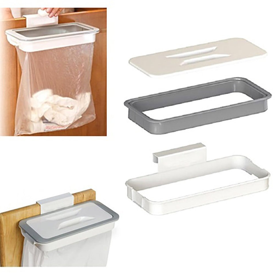 super1798 puerta de mueble de cocina cesta estante para colgar papelera basura, Gris, Una talla
