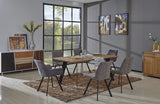 Muebles Galica Mesa Rectangular TD-1752 Chapa DE Roble