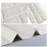 3D DIY Fondo De Pantalla De Ladrillo, Pegatinas De Pared De Patrón De Ladrillo, Papel Tapiz Autoadhesivo Para Sala De Estar Dormitorio 70 * 77Cm,10Pcs