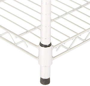 AmazonBasics 3-Shelf Shelving Unit - Chrome