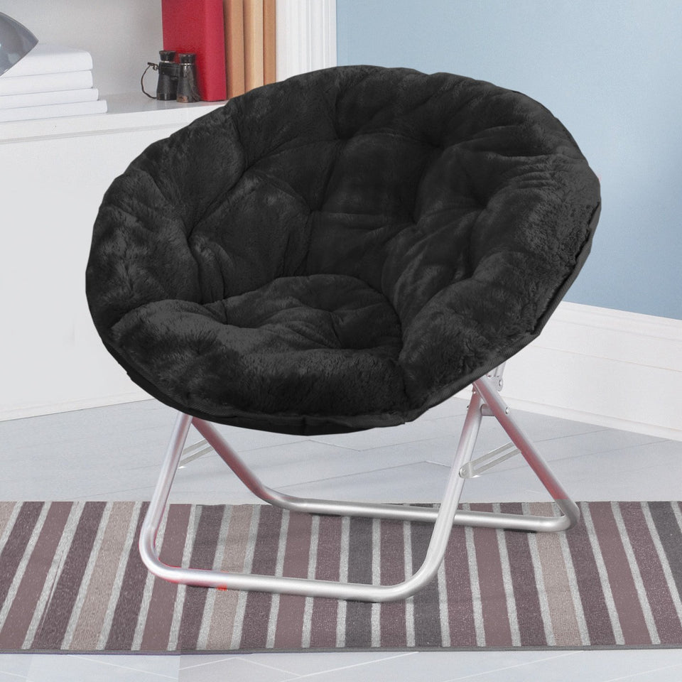 Urban Shop Micromink - Platillo con Estructura de Metal, Negro, Una Talla