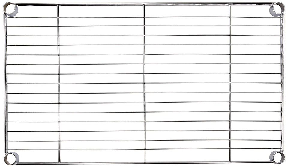 AmazonBasics 3-Shelf Shelving Unit - Chrome